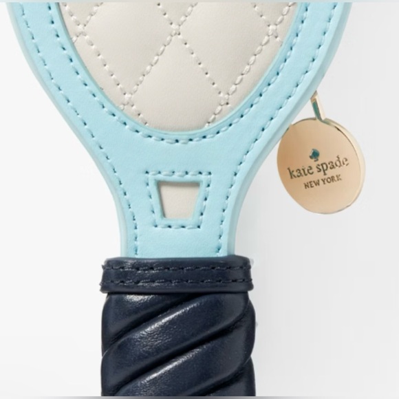 KATE SPADE Grand Slam Small 3D Tennis Racquet Coin Purse - Picture 3 of 6